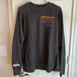 Disney Men's Charcoal Crewneck Sweater